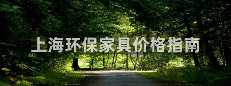 杏耀总代：上海环保家具价格指南