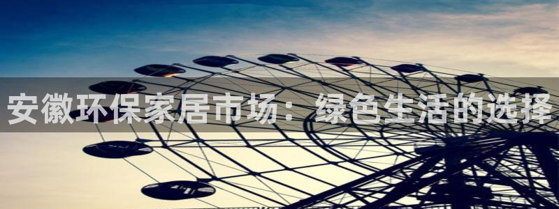 杏耀平台黑款：安徽环保家居市场：绿色生活的选择