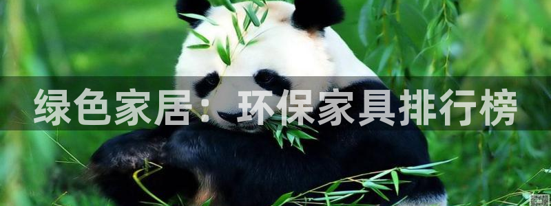 杏耀平台得专用通道：绿色家居：环保家具排行榜
