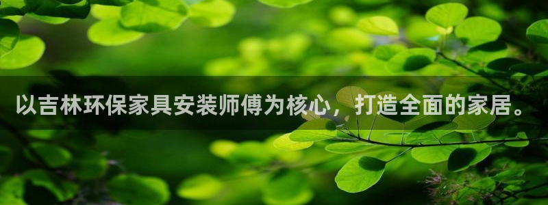 杏耀注册开户：以吉林环保家具安装师傅为核心，打造全面的家居。