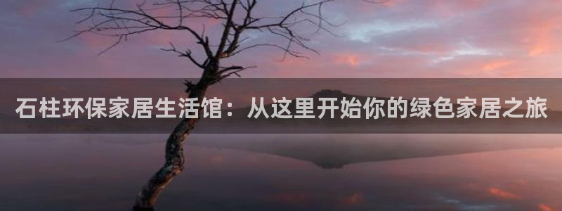 杏耀平台黑款：石柱环保家居生活馆：从这里开始你的绿色家居之旅
